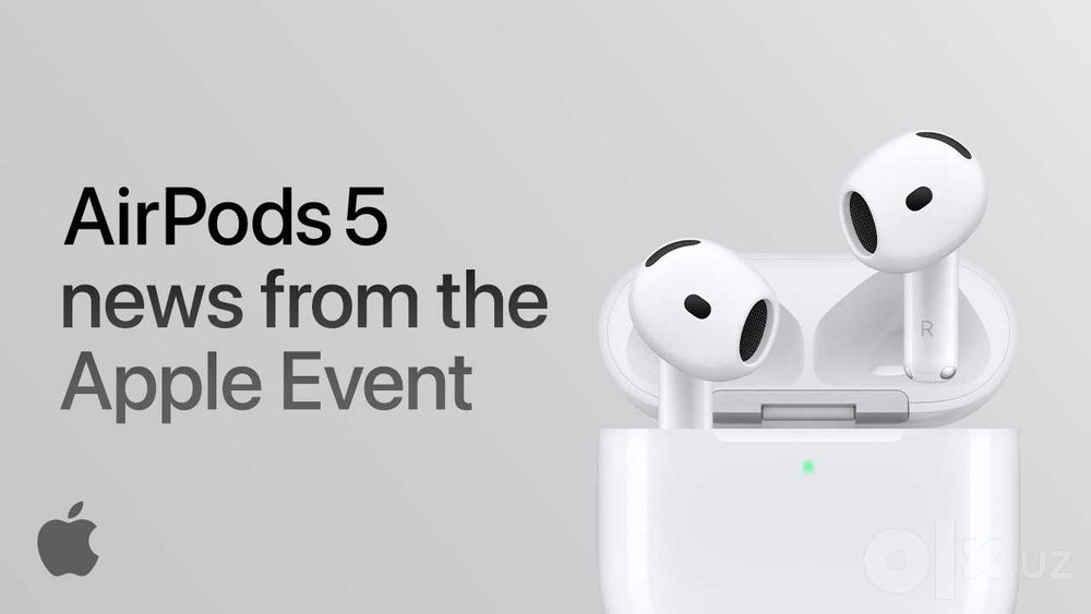 Новый Apple AirPods 5 ANC wireless charging