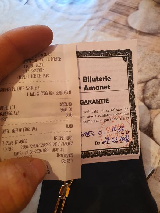 Brățar aur 14 k .10.87 GR