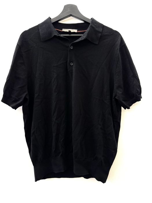 Loro Piana polo shirt wool black