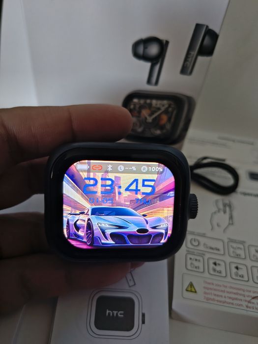 Căști Bluetooth True Wireless HTC Smart AI Translator Titanium Black