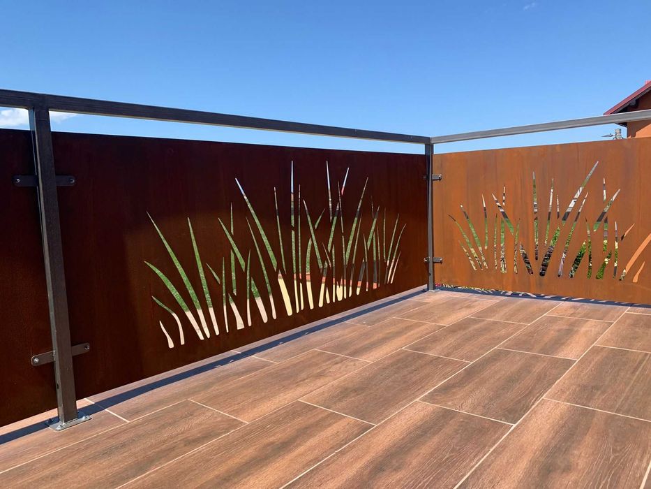 Panou/Panouriuri gard, decorativ, placare, poarta