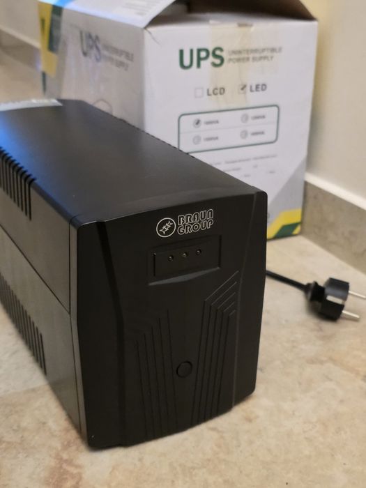 Ups Braun 1000VA 600W nou, 3 prize schuko