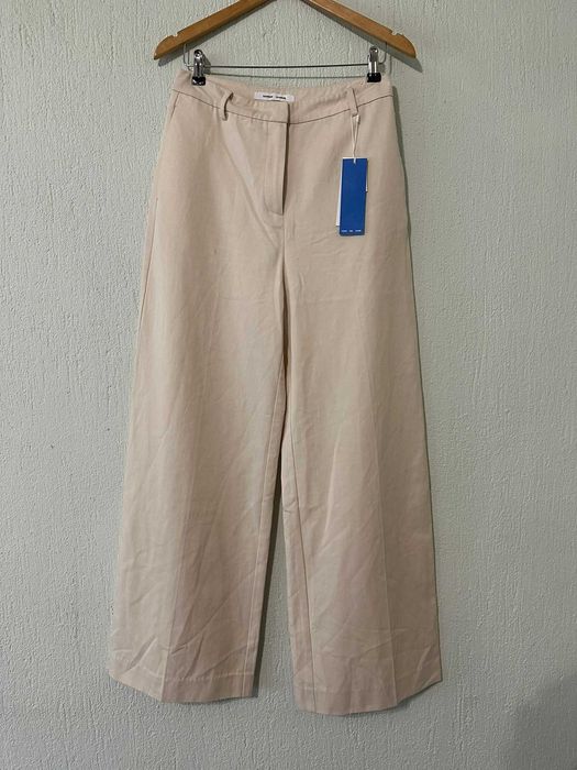 Дамски панталон с широки крачоли Samsoe&Samsoe - размер С