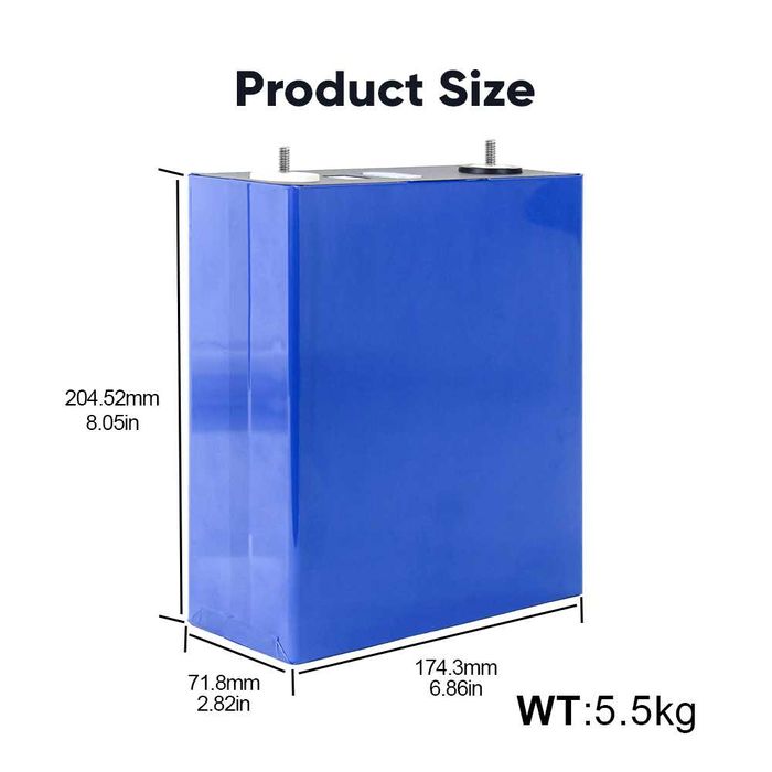 Celule LiFePO4 prismatice ~314Ah – Higee, Noi, TVA Inclus