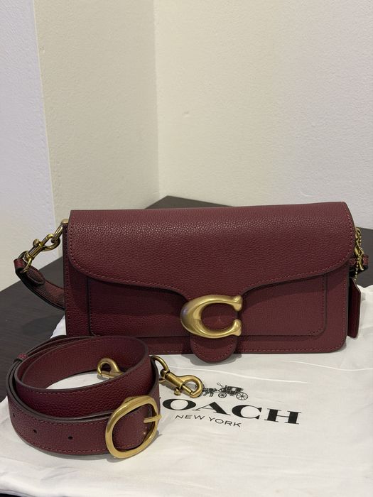 Geanta Coach burgundy