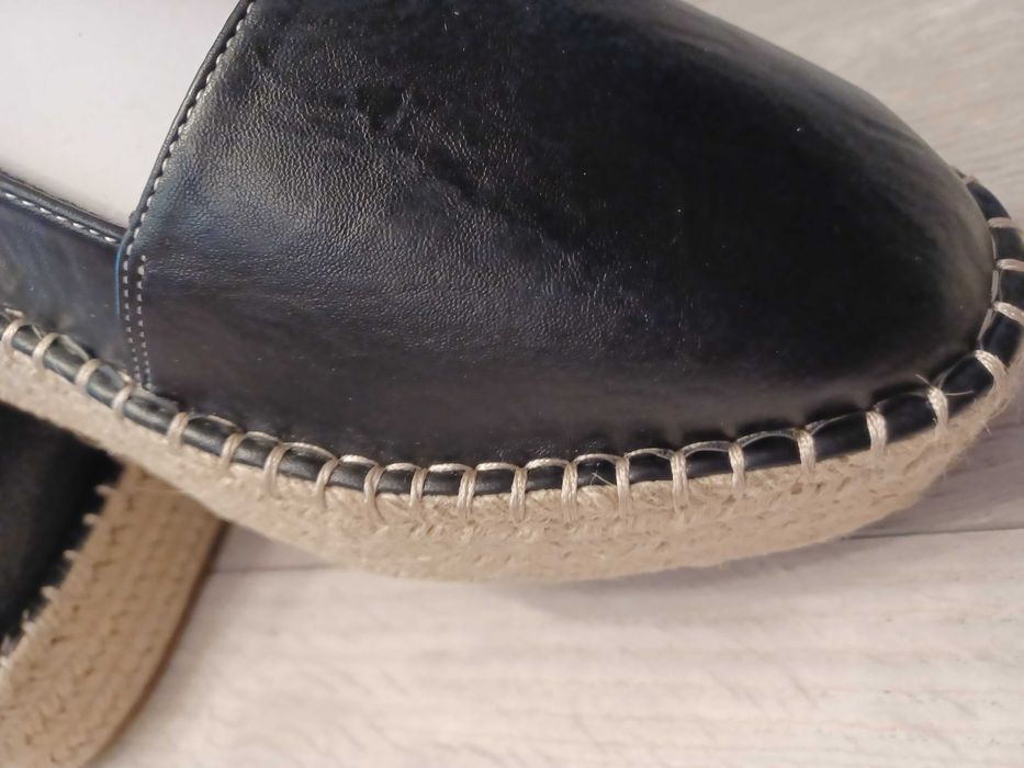 Espadrile negre, marimea 40