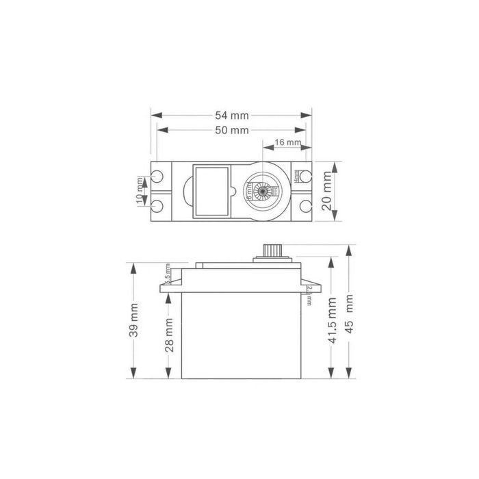 Сервопривод MG945 12 кг 360°