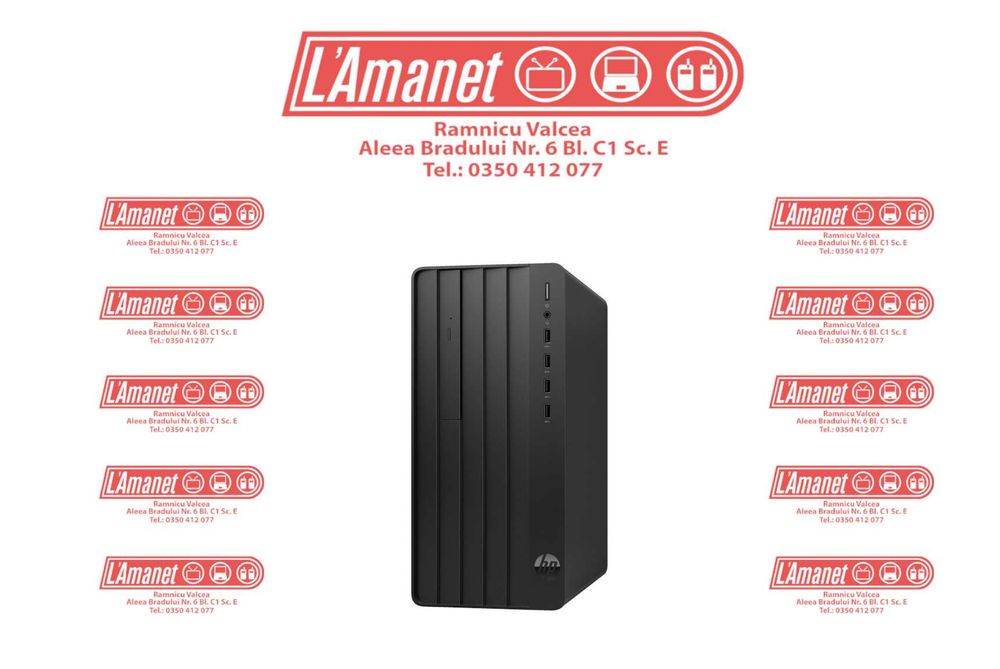 Desktop PC HP Pro Tower 290 G9 Intel i3-13100 16GB DDR4 512GB SSD M2 Nou FullBox Mouse+Tastatura HP
