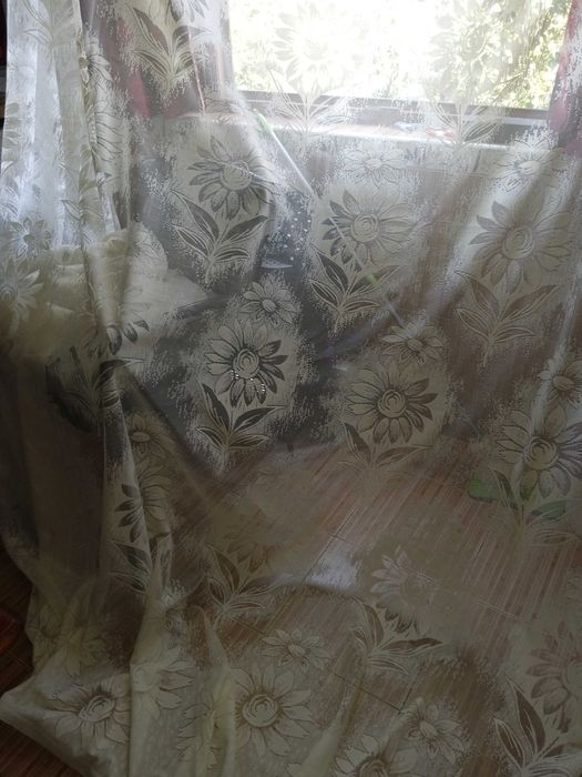 Perdea (material de perdea) 3m/5m nou floarea soarelui/galben pal