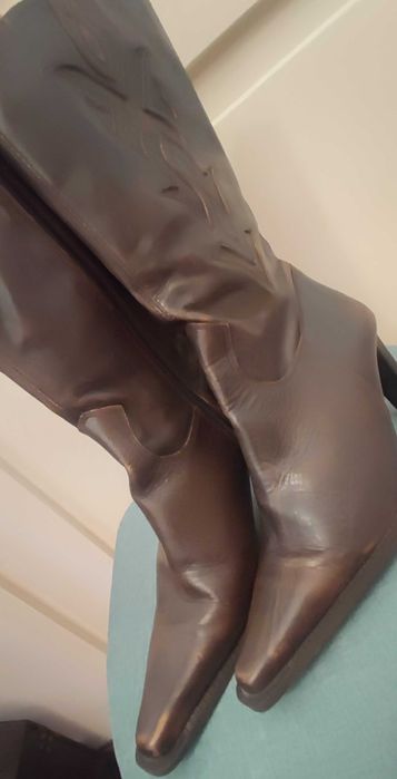 Дамски кожени боти Gino Rossi Lavorazione Artigiana 40 номер