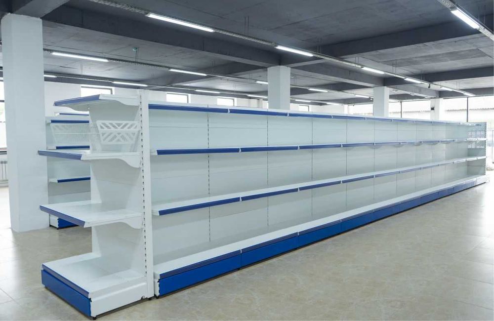 Торговый стеллаж металлический, prefabrik tokchalar
