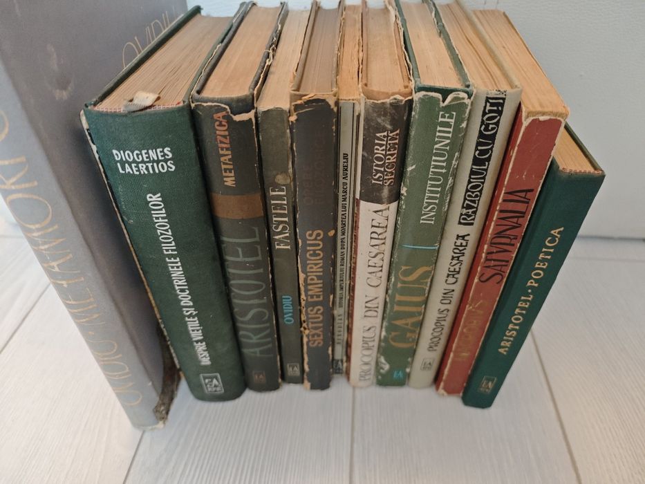Set Academia Romana, Gaius,Diogene,Procopius,Aristotel,Ovidiu, 12 vol