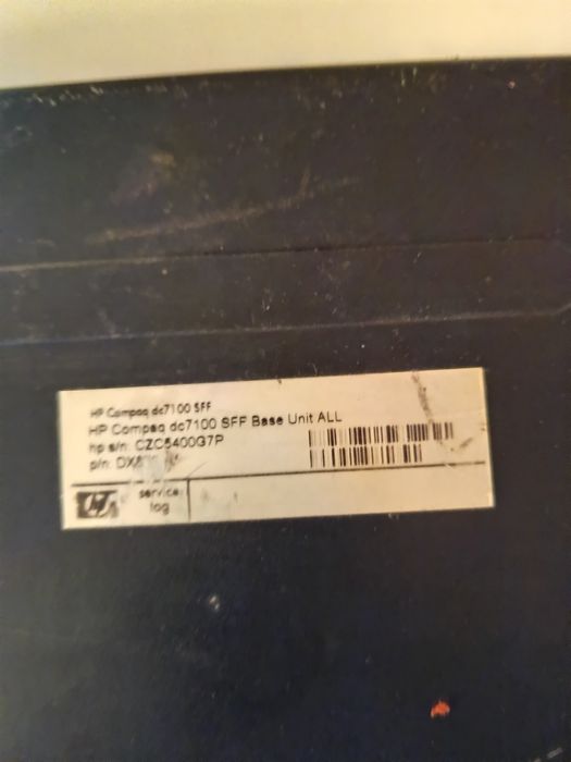 HP Compaq dc7100 SFF