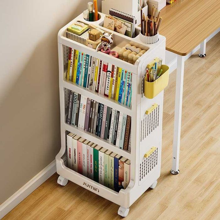 Напольная книжная полка, 4 уровня