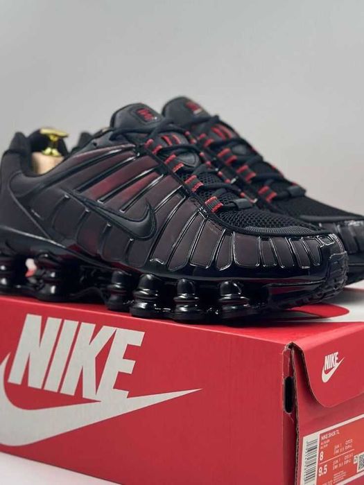 Nike Shox TL Black & Red Thermoreactive мъжки маратонки 40-45 номер