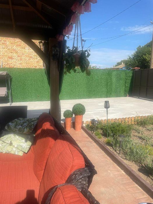 Мрежа с декорация - Green Grass - много високо качество, с UV защита