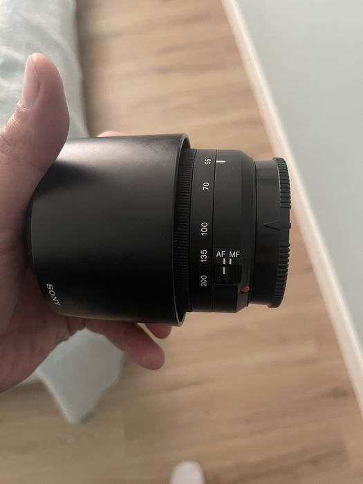 Sony alpha550, с двуми линзами и сумка