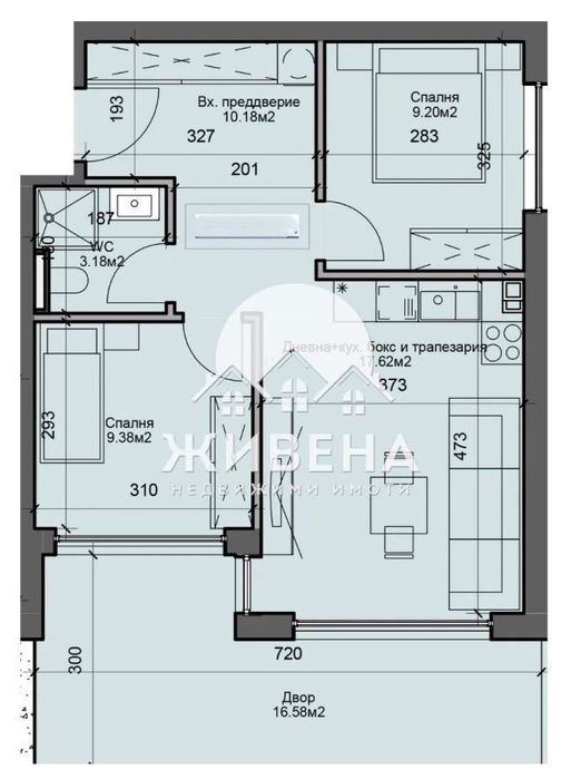 Продава се Тристаен апартамент в Варна, м-т Св. Никола - 77 кв.м за 887 €/кв.м - Снимка #2