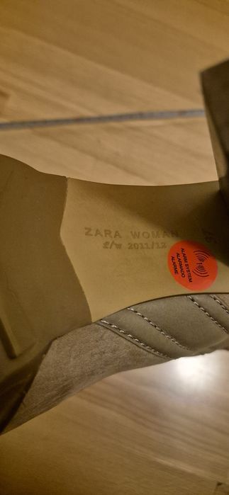 Zara botine din piele