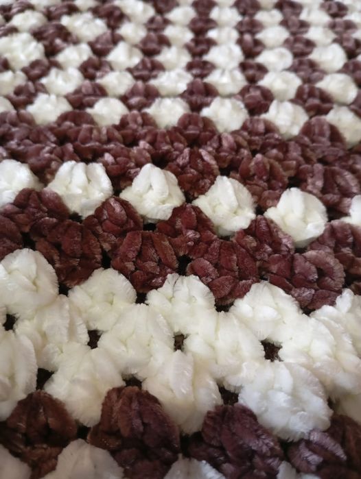 Детский пледик вязаный