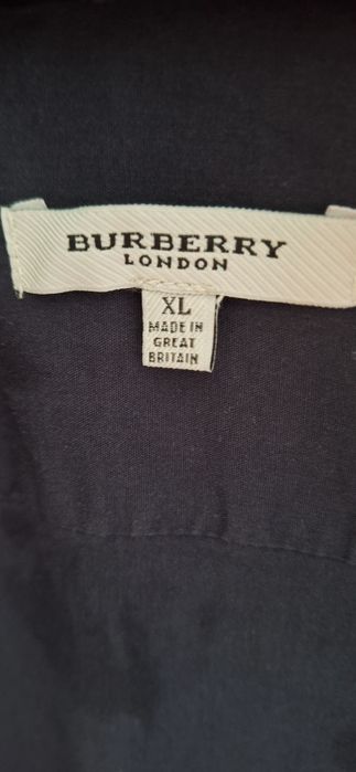 Дамска риза BURBERRY, М р-р, тъмно синя, с лого