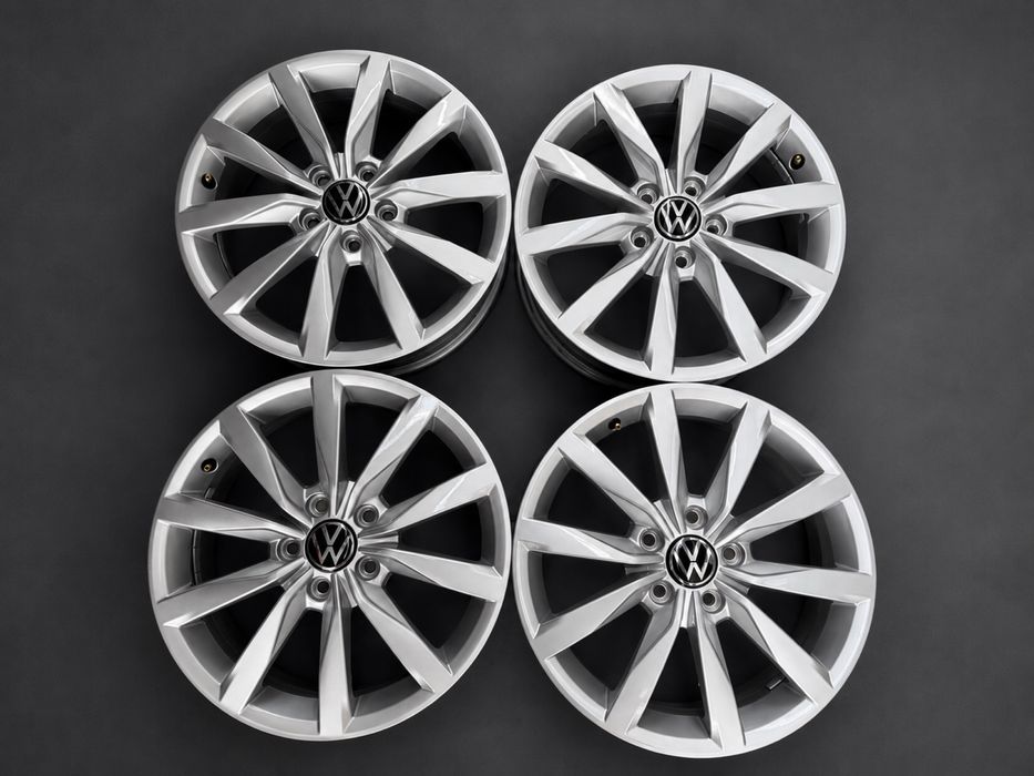 Set 4 jante originale VW Golf 6 7 8  Dijon R17"  – 5G0601025K – 6Jx17 ET48 – 5x112 – 57.1 mm