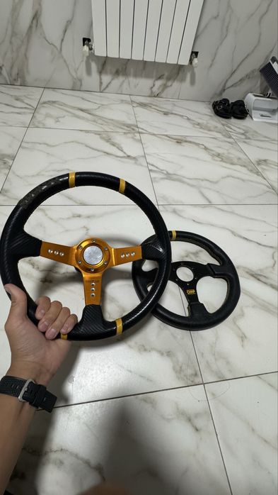 Спортивный руль sparco & omp