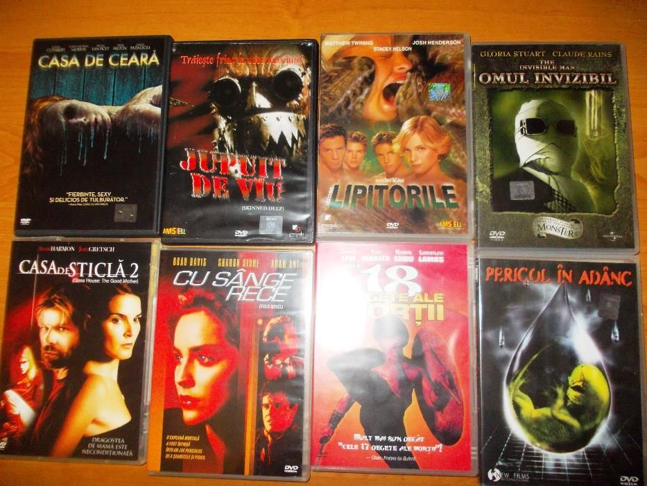 Filme Skeleton key, Terminator 1- 2 /Psycho  / Memento