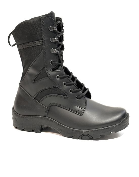 Bocanci militari tactici piele combat negru politie jandarmerie paza