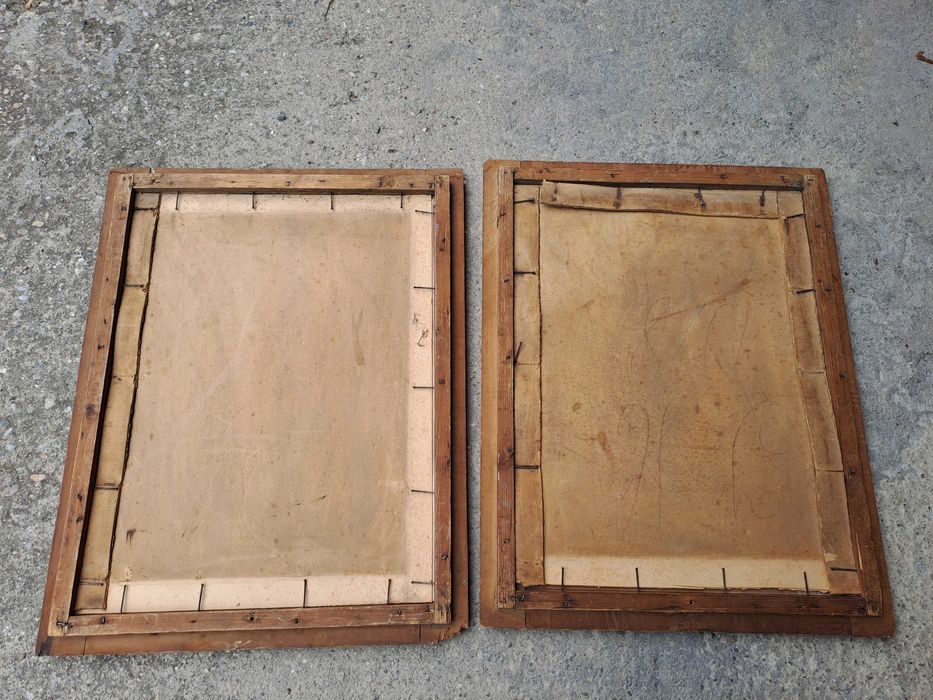 rama lemn tramp art 48/61 cm tablou