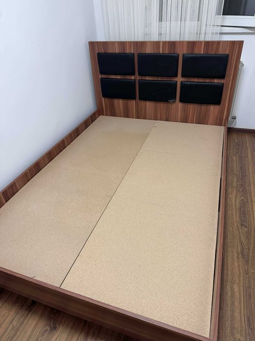 Pat cu saltea 140x200 cm