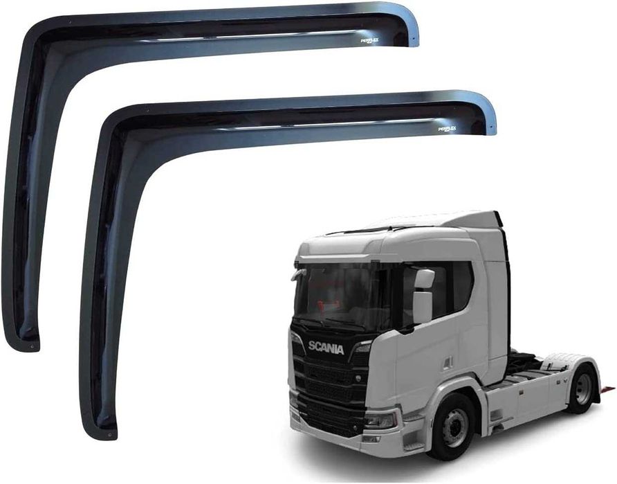 Ветробрани за камион тир черни Евро 5 6 Сканиа SCANIA R S 2017 +
