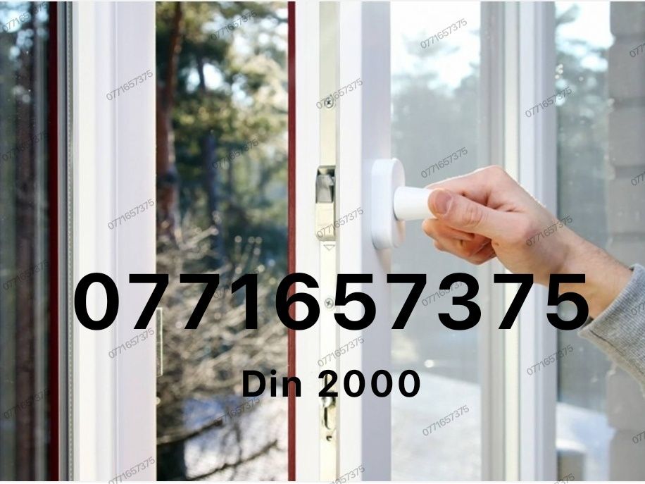 Reparatii reglaje  tamplarii pvc aluminiu plase insecte