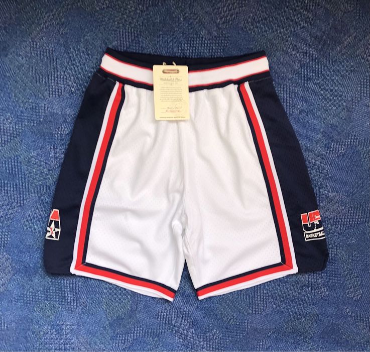 Mitchell & Ness Authentic Jersey Team USA 1992 #7 Larry Bird - М