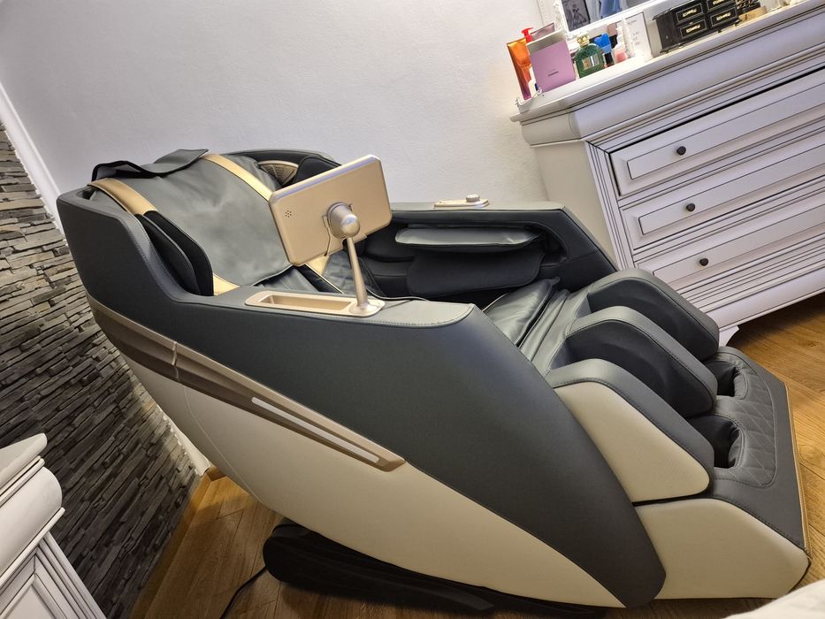 Fotoliu de masaj QUITUS, cu Incalzire, Bluetooth, Display, Ecran tacti