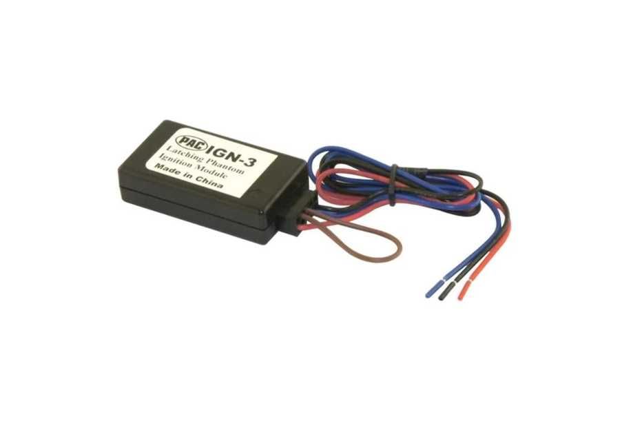Универсален модул за подаване на запалване, PAC IGN-3 Latching
