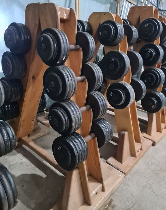 Профессиональный набор гантелей комплект