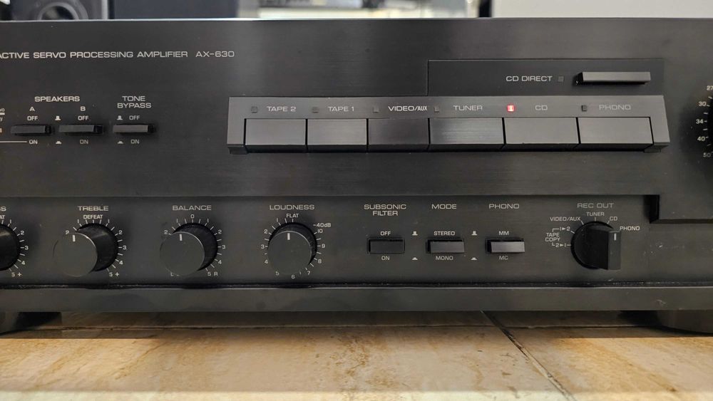Amplificator Yamaha AX-630 stare foarte buna, cu test video!