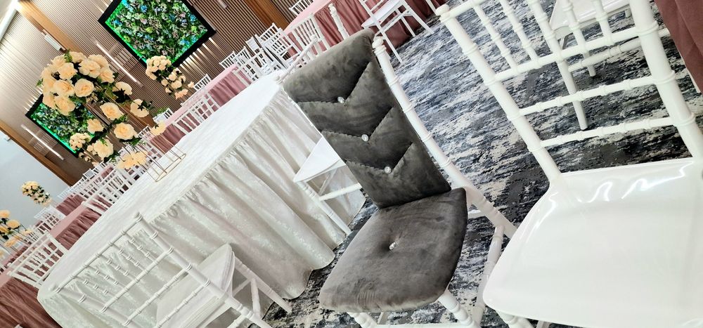 Scaune tapițate sala evenimente cort