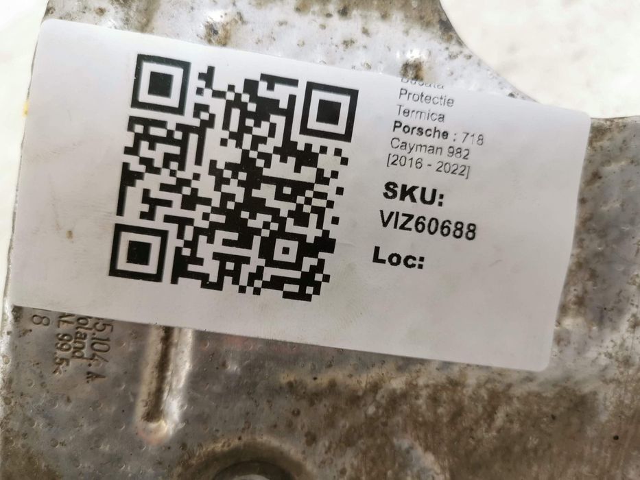 Порше 718 Каyman / Porsche 718 Cayman [ - ] Оригинална топлинна защитн