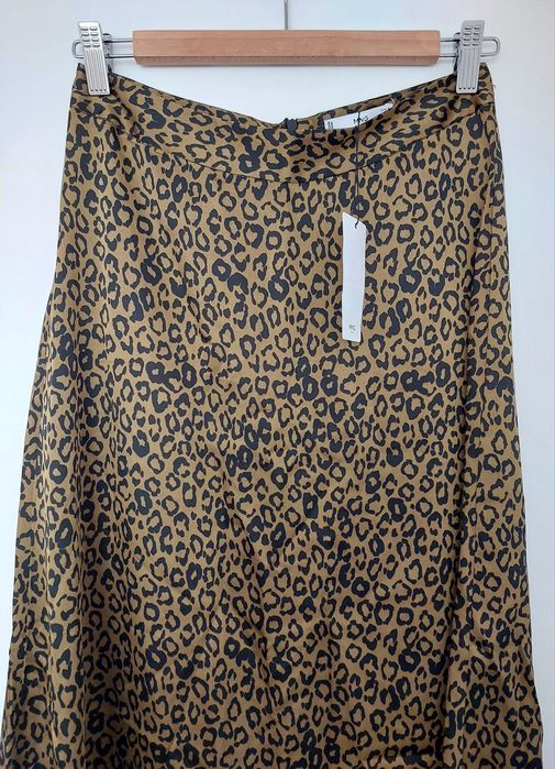 Fusta midi satin Mango