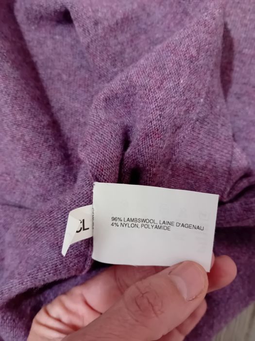 Pulover moale lână violet
