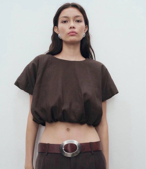 Укороченная блуза Mango