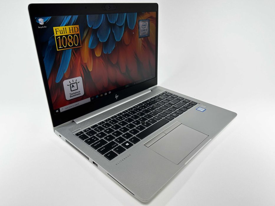 Laptop HP Elitebook Intel i7 16 gb ram 512 gb ssd Ecran 14 inch Full HD Design metalic ultrabook Windows 11 Factura si Garantie 12 Luni