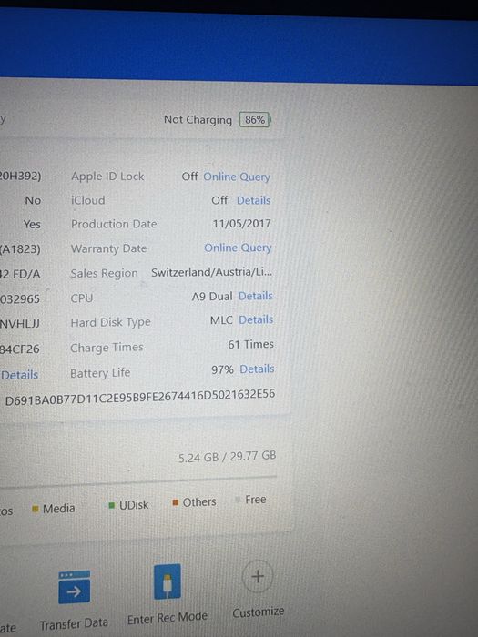 iPad 5 61 cicluri de incarcare