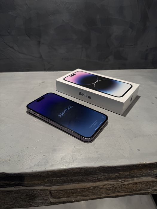 ПЕРФЕКТЕН Iphone 14 Pro 256 GB Deep Purple, 100% батерия