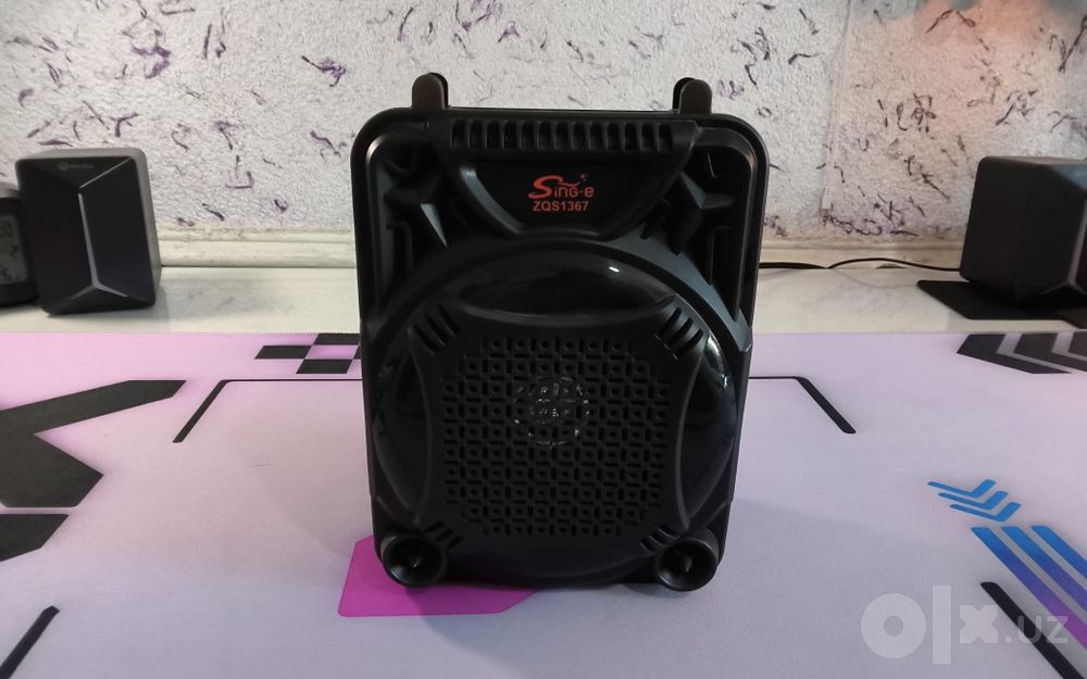 Портативная Bluetooth колонка Sing-e ZQS1367 с подсветкой