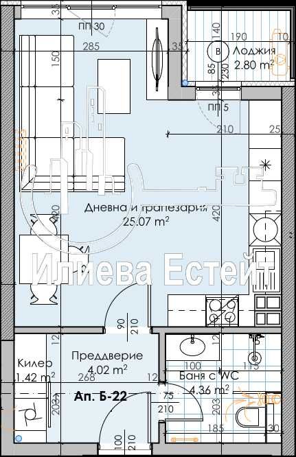 Продава се Двустаен апартамент в Пловдив, Кършияка - 84 кв.м за 1316 €/кв.м - Снимка #8