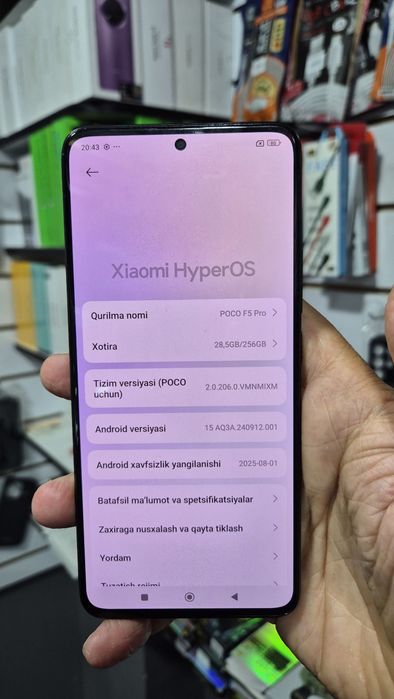 Poco F5 PRO 12+8/256 120fps Pubg