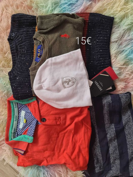 Лотове бебешки дрехи за момче, маркови, рзлични рзмери